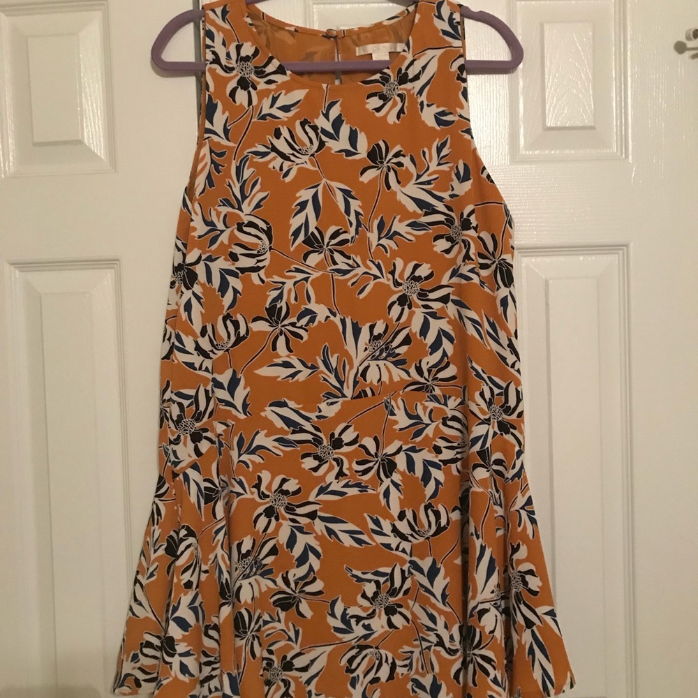 Floral fall dress